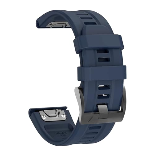 [�����ȓX] QuickFit 22/26mm �V���R���X�g���b�v �ɓK��Garmin Fenix 8 Pro/Fenix 8 7X/Tactix 8 7/Instinct 3 2X/Forerunner 965 �����p�E�H�b�`�o���h(Dark Blue,