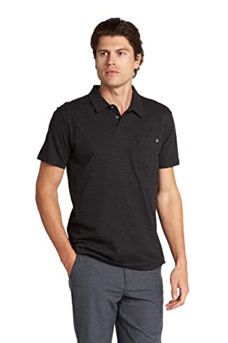 Billabong Men's Polo Short-Sleeve Shirt, Classic Polo Shirt with Button Closure & Check Pocket
