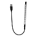 TOPINCN Lampada USB, Luce Flessibile per Tastiera 5V Mini USB per Tastiera per Computer Portatile, Luce di Lettura a LED con Luce per Laptop USB (BLACK) immagine