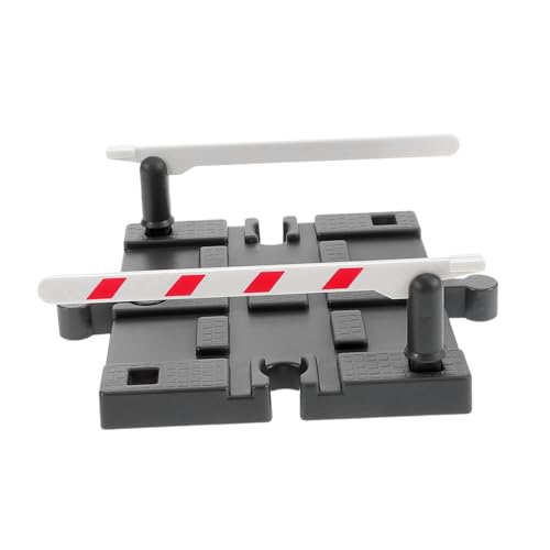 TOYANDONA Model Train Track Accessories Decorative Railway Barricade Train Railing Barrier for Playtime Safe Sturdy Replacement for Friends Track Enhances
