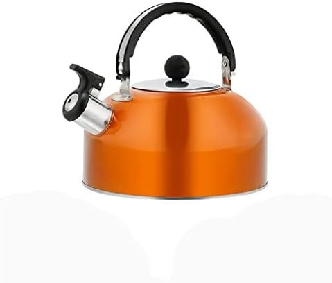 JEONSWOD Kettle 3L/4L Stainless Steel Whistle Kettle Large Capacity Teapot Solid Color Kettle Kitchenware (Color : B, Size : As the picture shows)