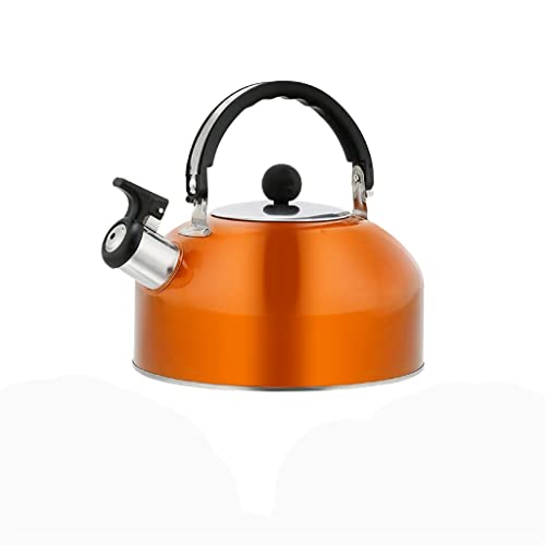 Jeonswod Kettle 3L/4L Stainless Steel Whistle Kettle Large Capacity Teapot Solid Color Kettle Kitchenware (Color : B, Size : As The Picture Shows) #TOP1
