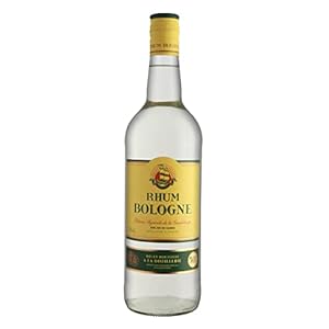 Rhum Bologne – Rhum Agricole Blanc de la Guadeloupe – Pur jus de canne – 50% – (1 x 1L)