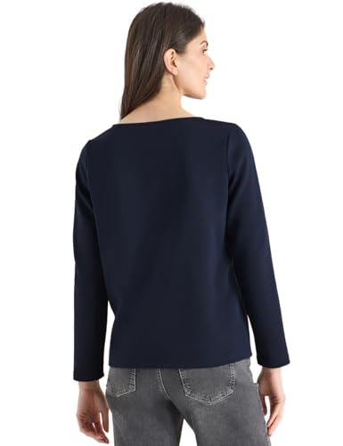 Camiseta con bordado Cecil mujer manga corta de algodon casual 2