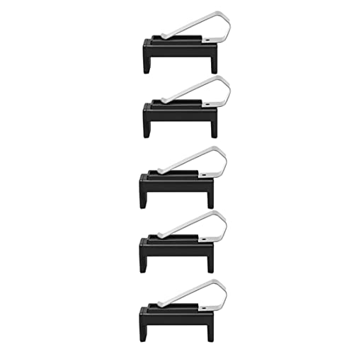 Minghunian 5 PièCes Universel Porte de Garage Porte TéLéCommande Transmetteur Porte-CléS Voiture Pare-Soleil Support/Clip 50-70Mm Cover