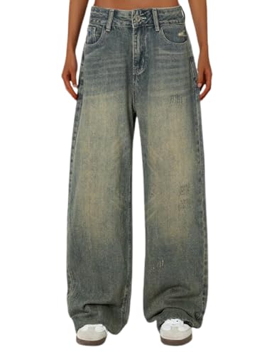 Aelfric Eden Women's Bootcut Vintage Wide Leg Jeans - High Waist ...