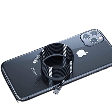 UNI PRO Supercalla Magnetic Data Cable Fast Charging (3Ft_White) Pack of 2