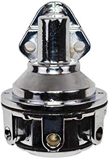 A-Team Performance - 12-834 Mechanical Fuel Pump Small Block Two Valve - Compatible with Chevy Chevrolet GMC 262 265 267 283 302 305 307 327 350 383 400 High Volume Chrome