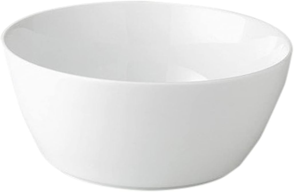 せともの本舗 Sinois White Cereal Ball, M, 6.2 x 3.7 inches (15.7 x 9.5 cm), Chinese Open (Chinese Shop, Chinese Tableware, Asian Cuisine, Restaurant, Commercial Use)