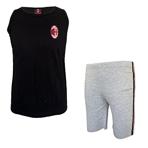 Pigiama Corto Spalla Larga Uomo in Cotone Milan
