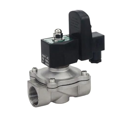 Électrovanne inox 1 1/4 pouce étanchéité Viton 24V DC haute précision - 5