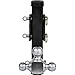 Buyers Products 1802000 Adjustable Tri-Ball Hitch – Rotating Chrome Towing Balls, 2 Inch Receiver, 9.83