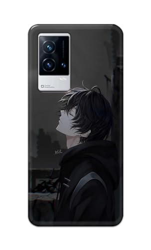 Image of PRINTFIDAA Plastic Printed Hard Back Cover Case For Vivo Iqoo 9 5G Back Cover (Famous Anime Cartoon Character) -112, Multicolor