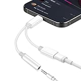 Light-ning-3.5MM変換アダプター 【2026新登場】i-Phone 2in1イヤホン変換アダプタ 充電しながらイヤホン 急速充電同時音 i-Phone14/13/12/11/8/8plus/7/7plusXS/SE/MAX/XS/X適用