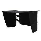 Generic Pare Soleil Universel Pliable pour Ordinateur Portable pour Une Meilleure confidentialité dans Les Environnements Extérieurs pour Tout Le Monde, Housse de Protection Multifonction Réglable