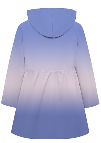 Image of Betusline Girl's Single Breasted Trench Coat Hooded Dress Coat Outerwear, 2-14 Years