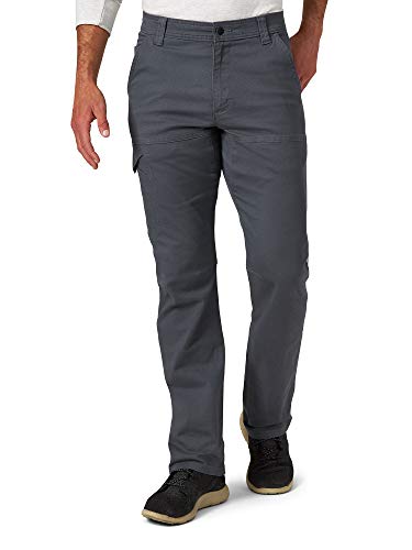 ATG by Wrangler Men's Canvas Cargo Pant, turbulence, 42W x 34L