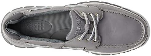 Sperry Men's Gold Billfish Plushwave Boat Shoe, Grey, 13 | Image 1