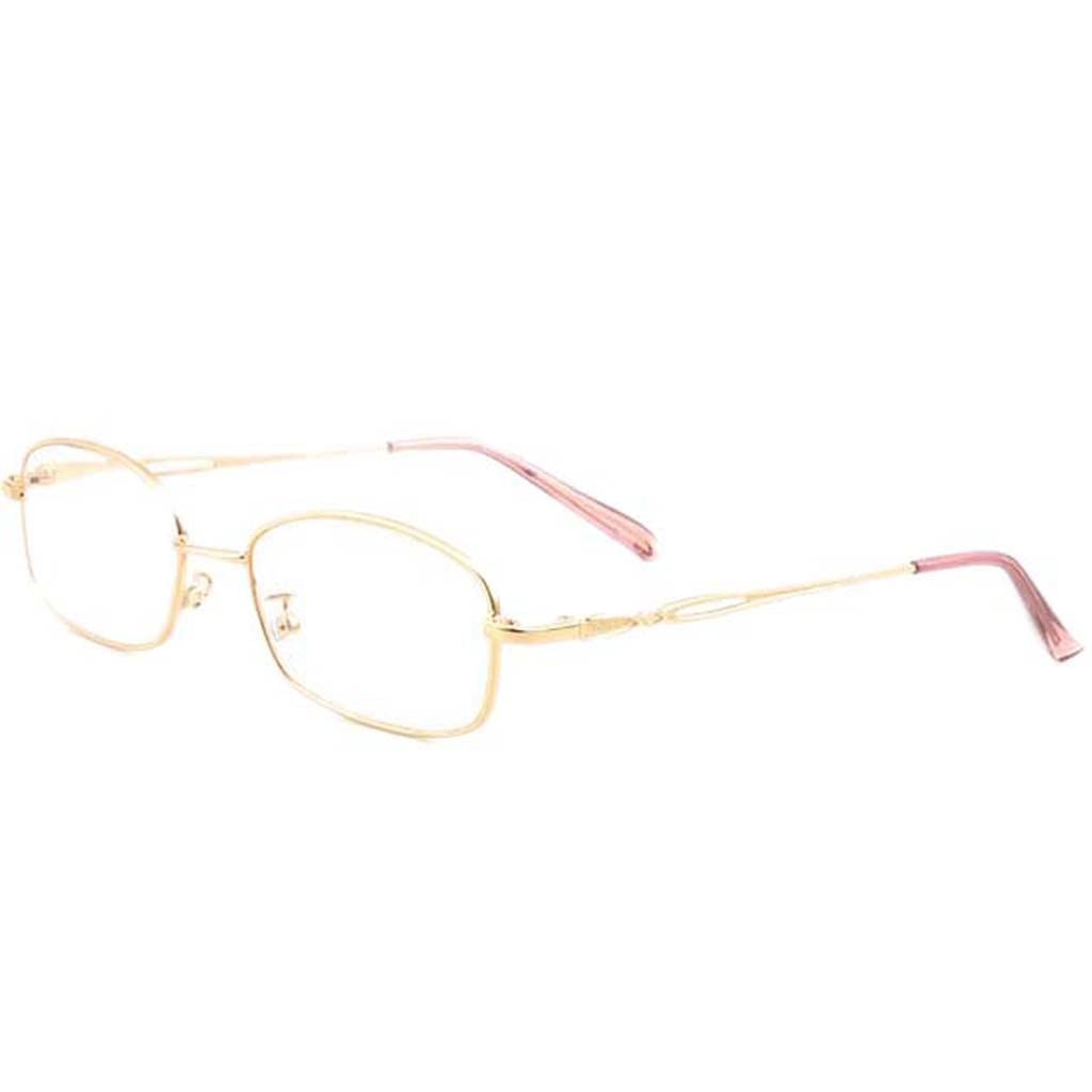 WZX Gafas de Lectura de Cristal de Alto Grado Computadora con luz Anti-Azul para Reducir la Fatiga Ocular Lentes Transparentes antideslumbrantes Gafas de Video Gafas portátiles antideslumbrantes