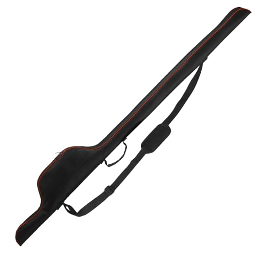 HUIOP Portable Fishing Case, 63" Folding Fishing Pole Holder, Large Capacity Rod Tackle Organizer Storage Bag