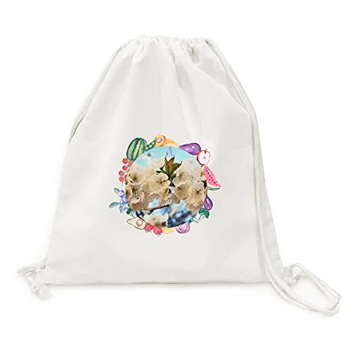 Sac en tissu pliable à sangle fini les emballages jetables pour fruits et légumes