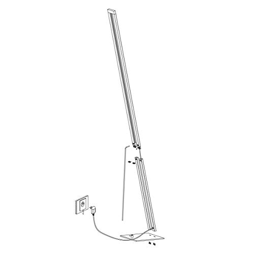 EGLO LED lámpara de pie táctil regulable 2 luces 5