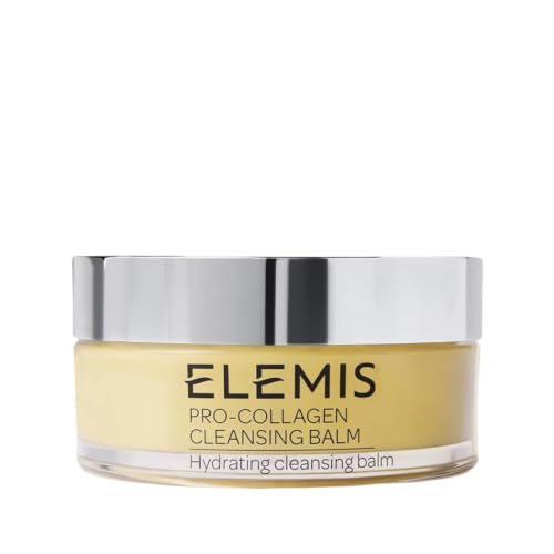 ELEMIS Pro-Collagen Cleansing Balm, 3-in-1 Hydrating Facial Cleanser | 3-in-1 luxury facial cleanser and makeup remover. Oil cleanser for a deep cleanse. Ideal for sensitive, dry and delicate skin