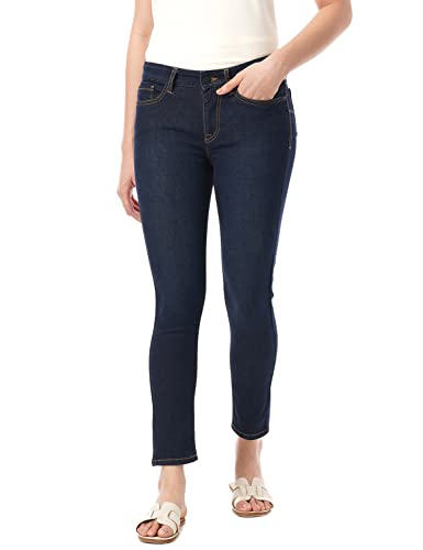 Image of INKD Women's Zero-Gape Super Skinny Jeans - Mid-Rise | Cotton Blend | Stretchable Fabric | Classic 5 Pocket Styling | Jeans for Women