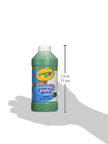 Image of Crayola Washable Paint, Green, 16oz