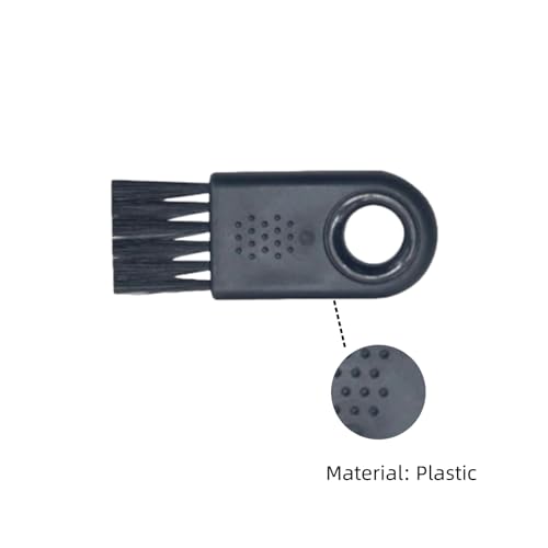 Image of Shaver Cleaning Brush,Nylon Hair Durable Stable Electric Shaver Cleaning Brush Wearable 6Pcs for Household Cleaning for Computer Accessories Cleaner(Black)