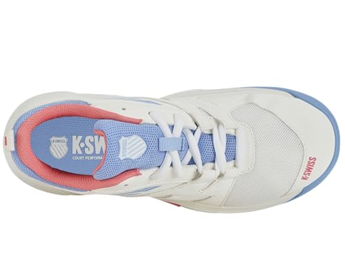 K-Swiss Kid's Speed Trac Tennis Shoe, Bright White/Open Air/Strawberry Ice, 7 M - image 6