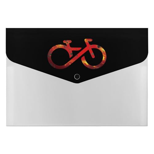 Image of Got Dirt Bike Accordion File Organizer with 6 Pockets A4 Letter Size Paper Document Folder Bag