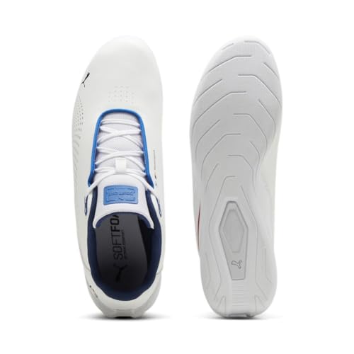 PUMA Puma Mens BMW Motorsport Drift Cat Decima Sneaker, Puma Mens White-Pro Blue-Pop Red, 11