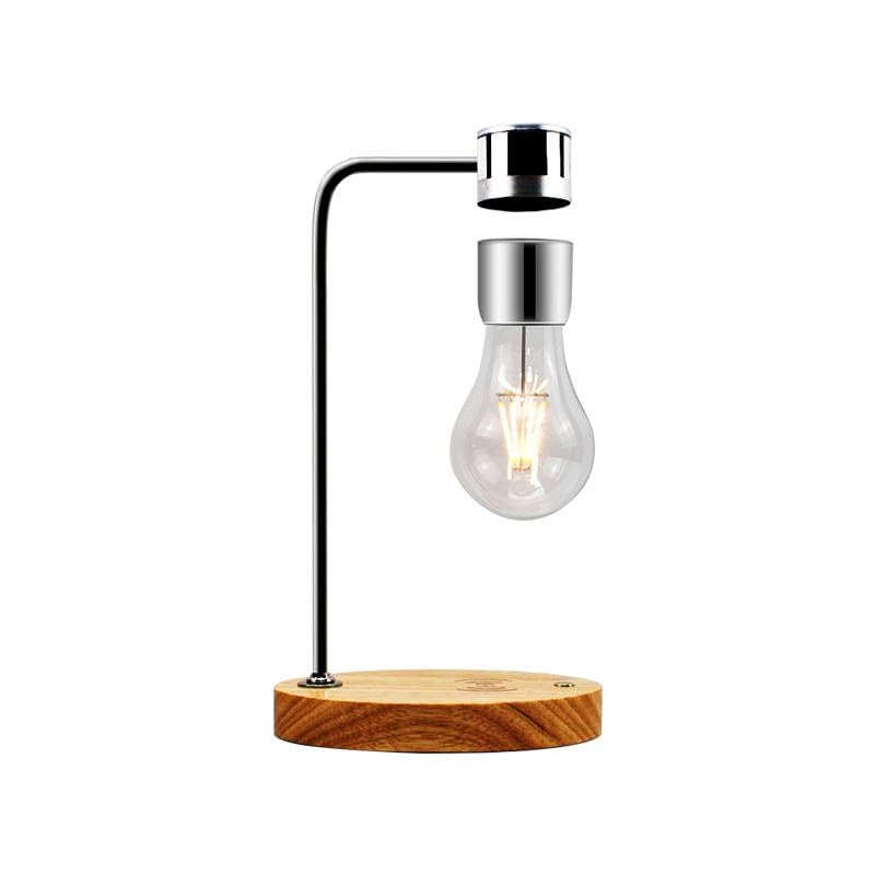 DIDWI Magnetic Levitating Light Bulb Lamp, Floating LED Bulb Desk Lamp with Wireless Charger