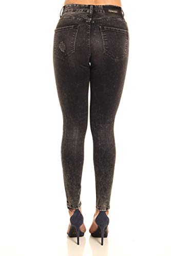 Calça jeans Bia, Colcci, Feminino, Preto (Ind.Preto), 40