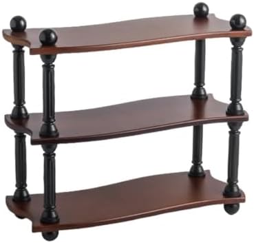 Multi-Layer Wooden Cup Holder & Acrylic Skin Care Rack - Stylish Countertop Storage Shelf for Living Room & Bathroom Organization, Home Decor Essentials