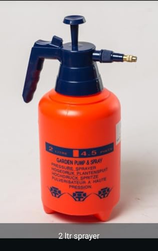 Image of 2 Litre Pressure Spray Pump | Handheld Water Sprayer for Gardening, Lawn & Indoor Plants | Adjustable Nozzle Garden Spray Bottle for Fertilizer, Pesticide & Cleaning Applications