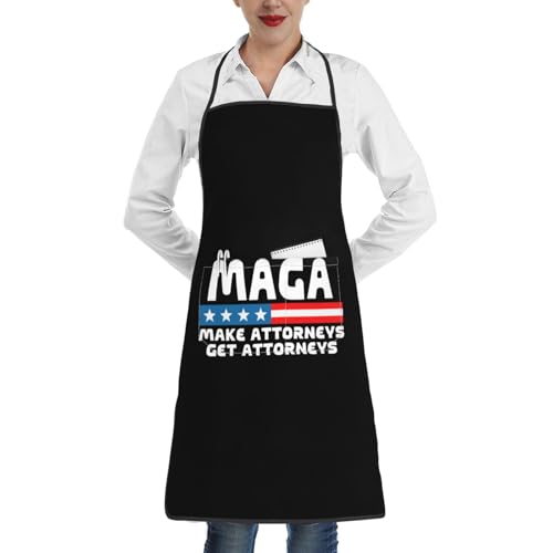 nopicsn Make Attorneys Get Attorneys Apron for cooking with Pockets Women Men Kitchen Chef Funny Aprons