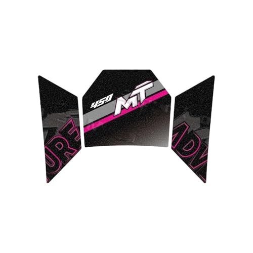Autocollant réservoir moto 450MT protections genouillères grip