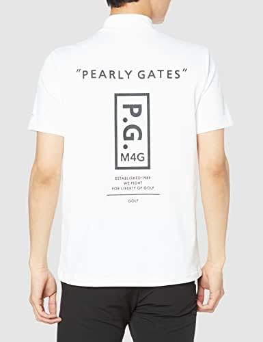 Pearly Gates Men's Short Sleeve High Neck Shirt (Basic Bear Waffle