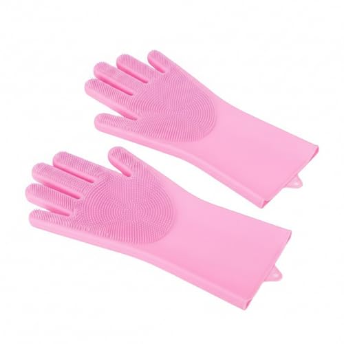 Pet Grooming Glove for Dogs and Cats - Silicone Deshedding Brush for Wet & Dry Fur Removal, Easy Bathing Tool (1 Pack)