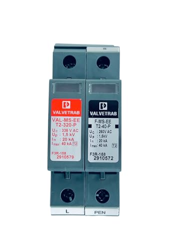 Image of Phoenix Contact Single Phase AC SPD Grey with Remote Indication 320 /40 /1+1 FM GY