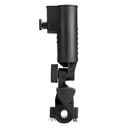 10L0L Universal 3 Wheel Golf Push Cart Umbrella Holder, Adjustable Angle, Umbrella Clip Mounting Attachment For Stroller Wheelchair #TOP7