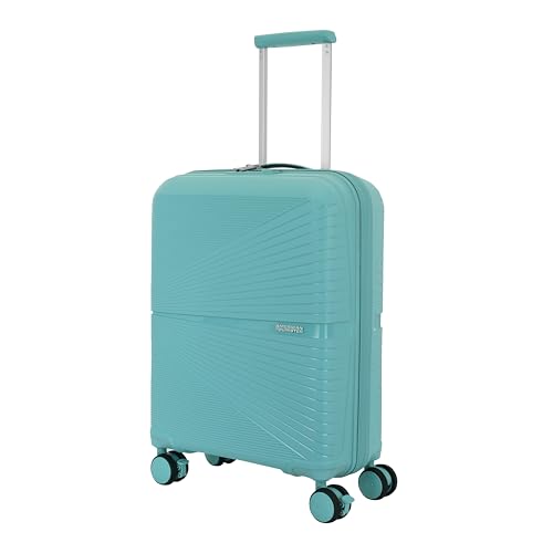 Image of American Tourister AIRCONIC2.0 SP 55 cm Small Cabin Polypropylene (PP) Hard 8 Wheels Spinner Luggage /Suitcase /Trolley Bag for Travel (Purist Blue)