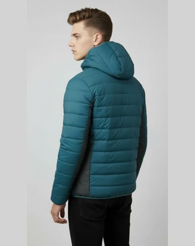 Image of FYLTR Mens Puffer Jacket|Contast Panel | Standard Length| Winter Jacket for Men | Jackets for Men Stylish | Jackets for Man | Perfect for Travel