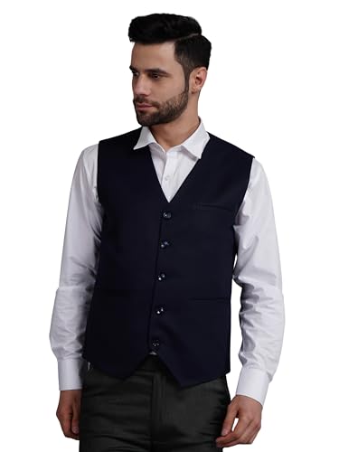 Image of APKR Men's Solid Waistcoat