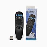 BOXPUT BPR2S Plus TV Remote with Air Mouse, BT Voice Remote 2.4G USB Remote Control Support IR Learning 6-Axis Gyro for Android TV Box TV Stick Smart Streaming Devices