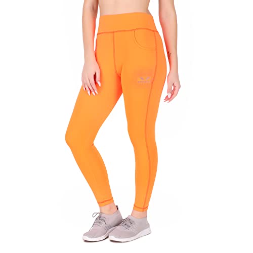 Image of Women High Waist 4-Way Stretchable Ankle Length Jeggings | Soft Lycra Gym Yoga Workout Tights for Women