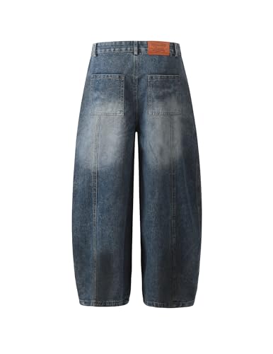 Aelfric Eden Barrel Jeans for Women Baggy Boyfriend Vintage Wide Leg Denim Pants2