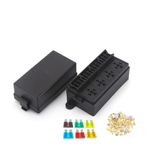 Boîte à fusibles et relais 8 voies 12V 24V 40A pour modification de siège auto électrique